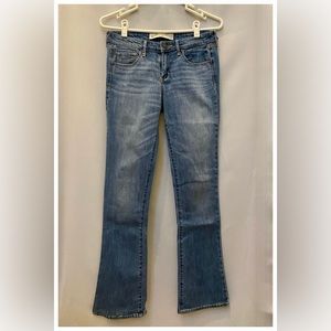 Abercrombie & Fitch, bootcut jeans, washed out blue, size 2S